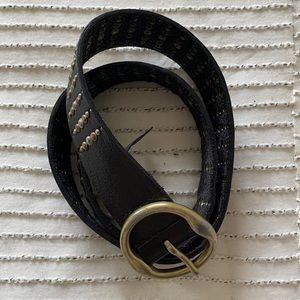 Free People black studded belt